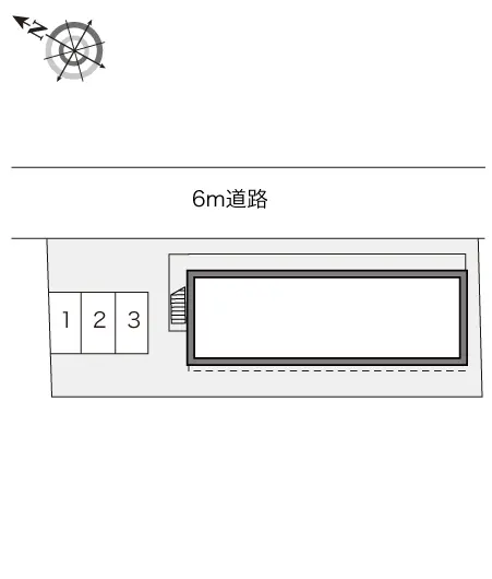 ★手数料０円★新潟市西区大学南１丁目　月極駐車場（LP）